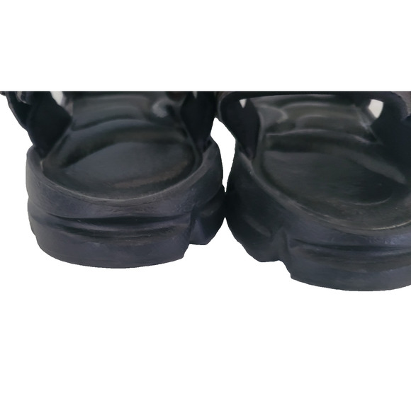 New Balance men\'s Plush-black & Brown sandal size (13) New In box main image 5